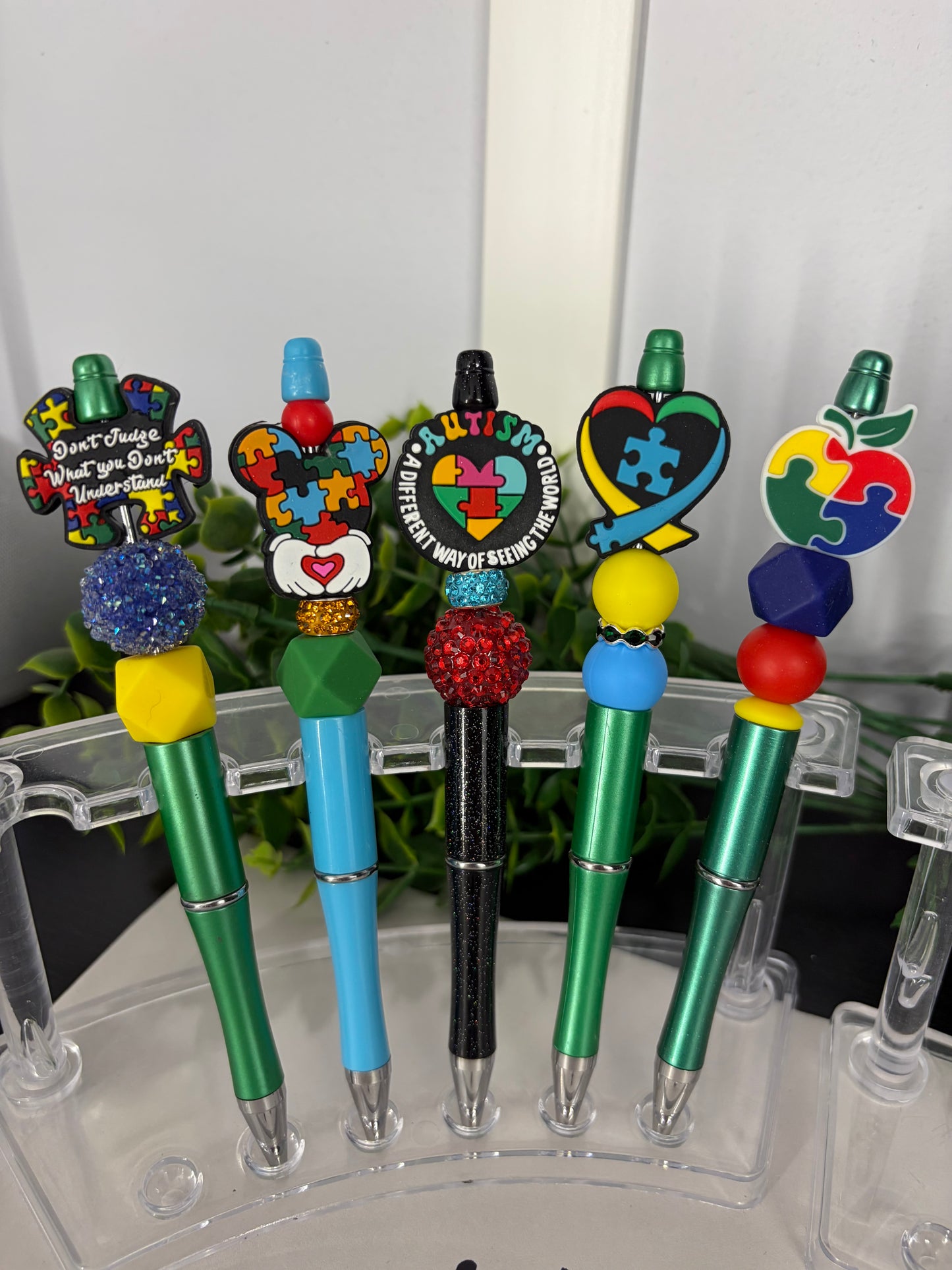 Beaded Pens (Autism Awareness)