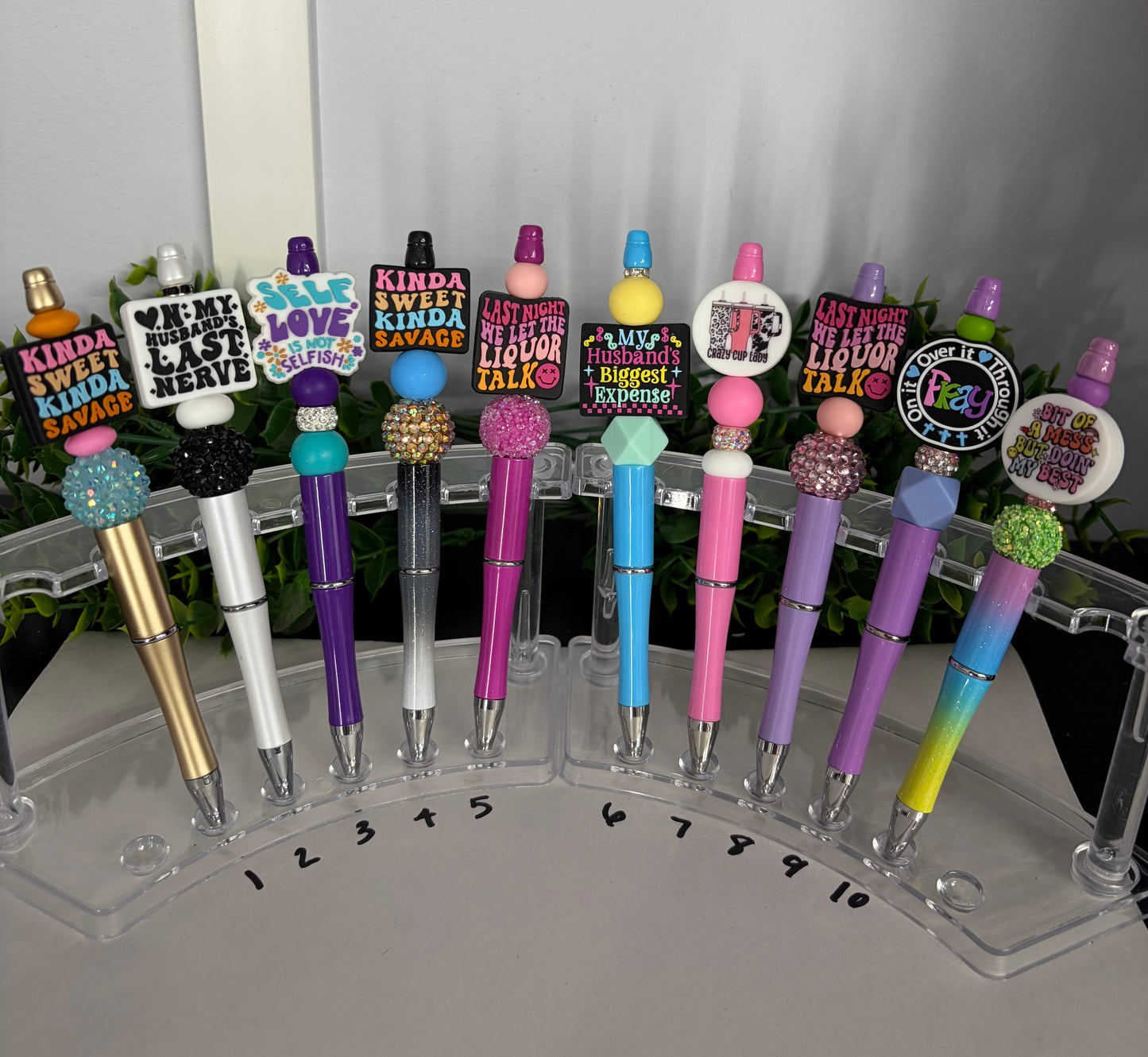 Beaded Pens (Quotes/Sayings)