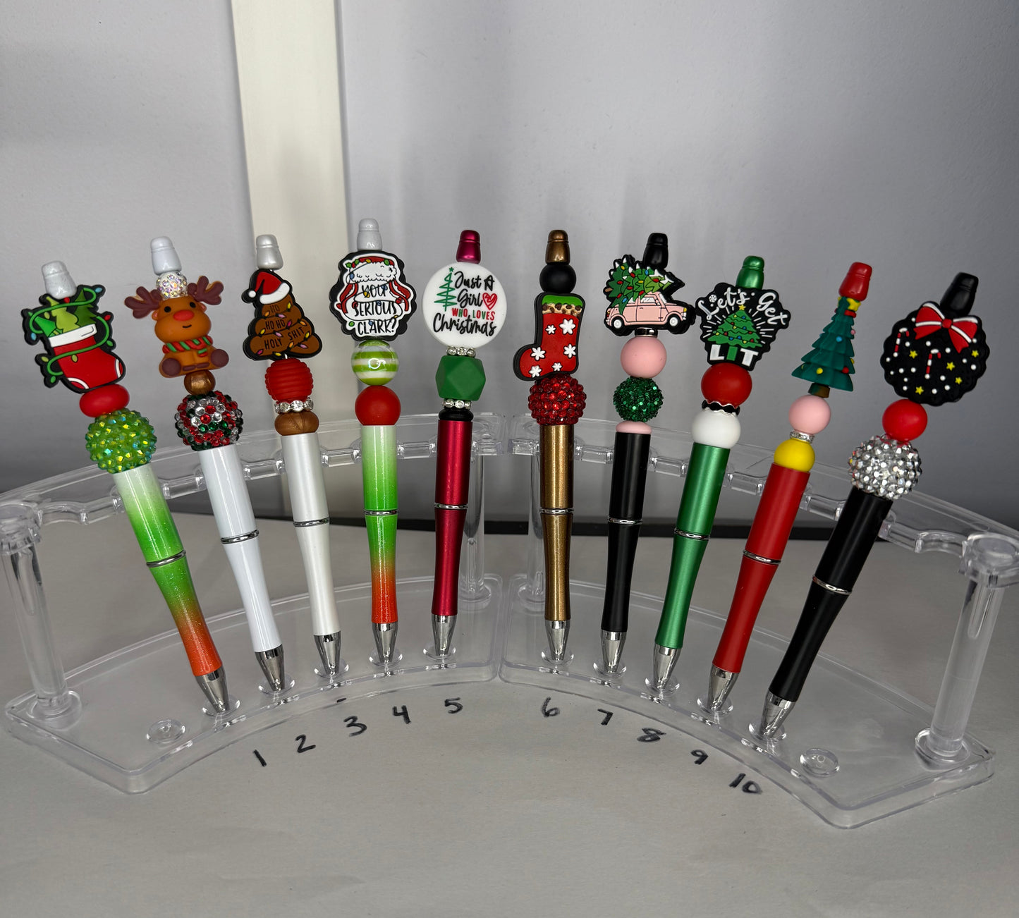 Beaded Pens (Christmas)