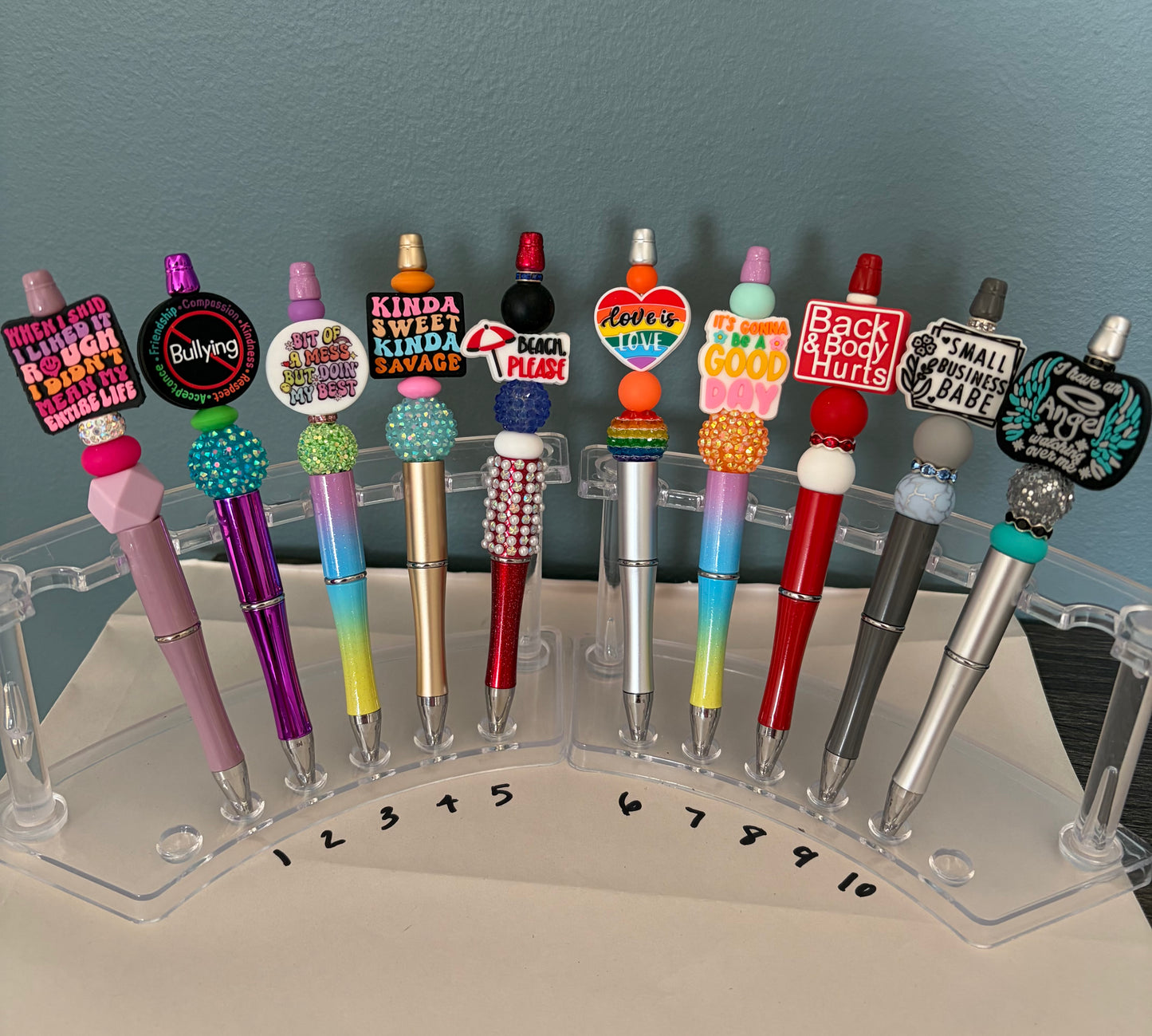 Beaded Pens (Quotes/Sayings)
