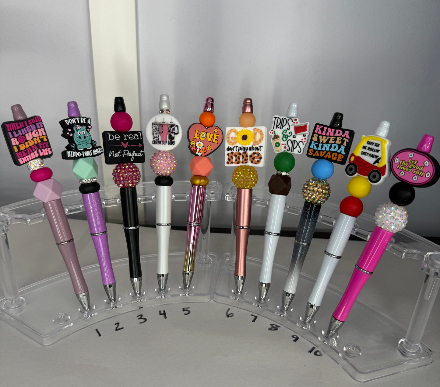 Beaded Pens (Quotes/Sayings/Words)