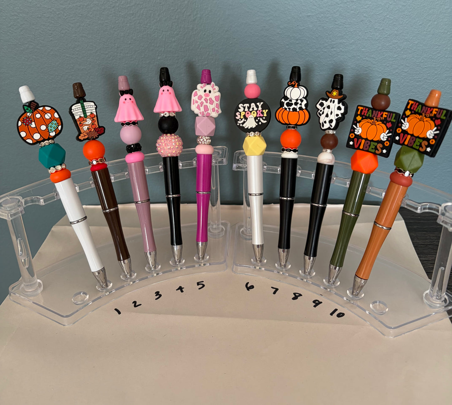 Beaded Pens (Fall/Halloween)