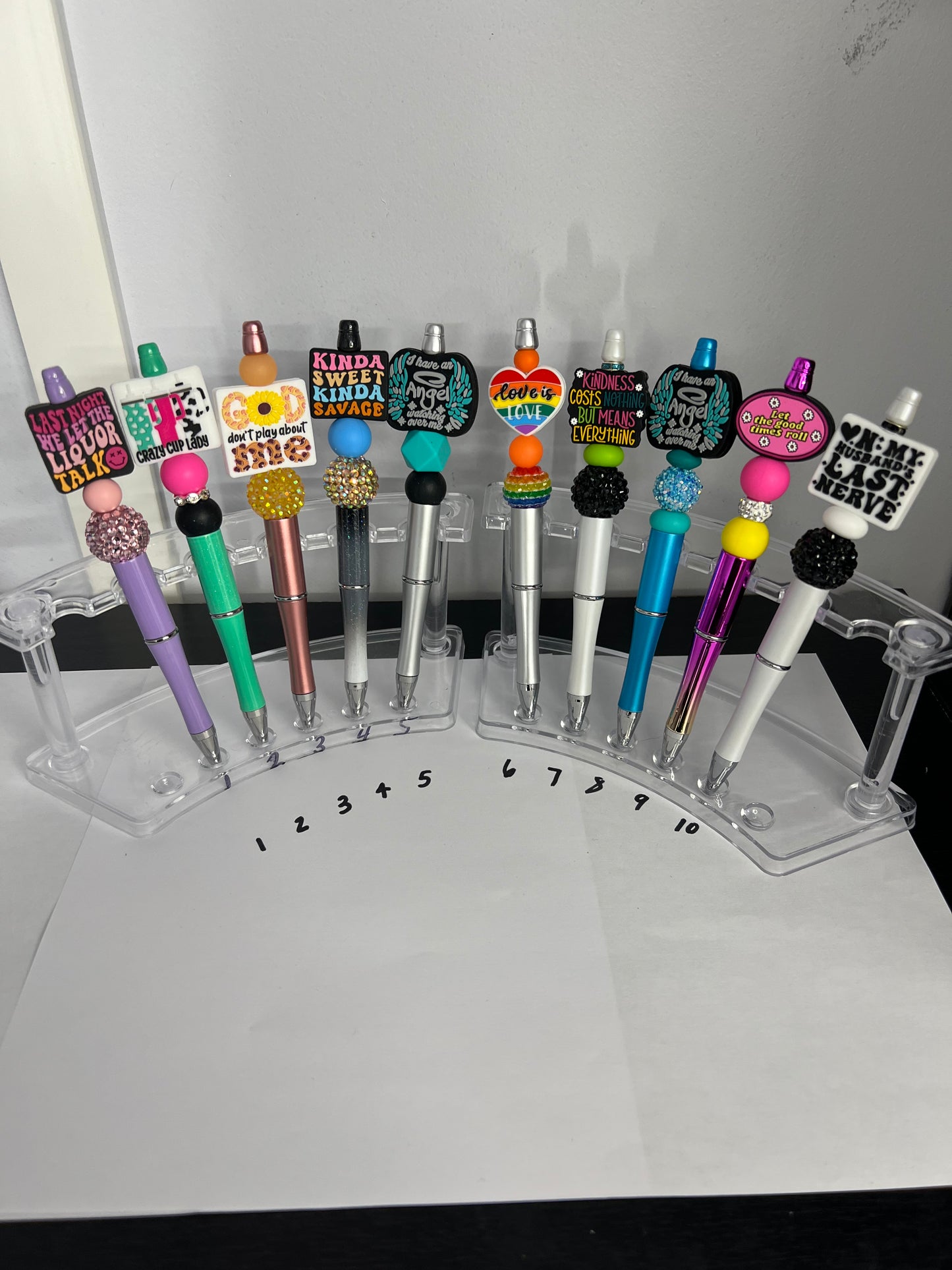Beaded Pens (Quotes/Sayings)