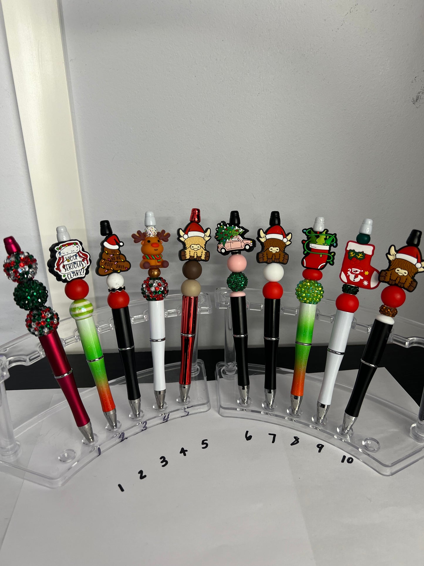 Beaded Pens (Christmas)