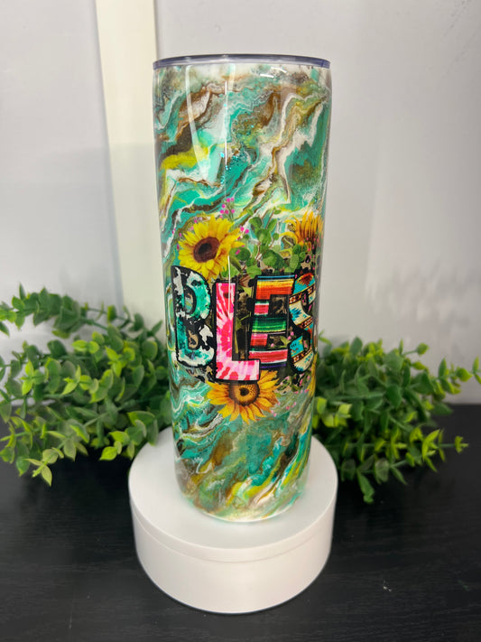 Live Event Cup #12 - 20oz Skinny “Blessed Decal”