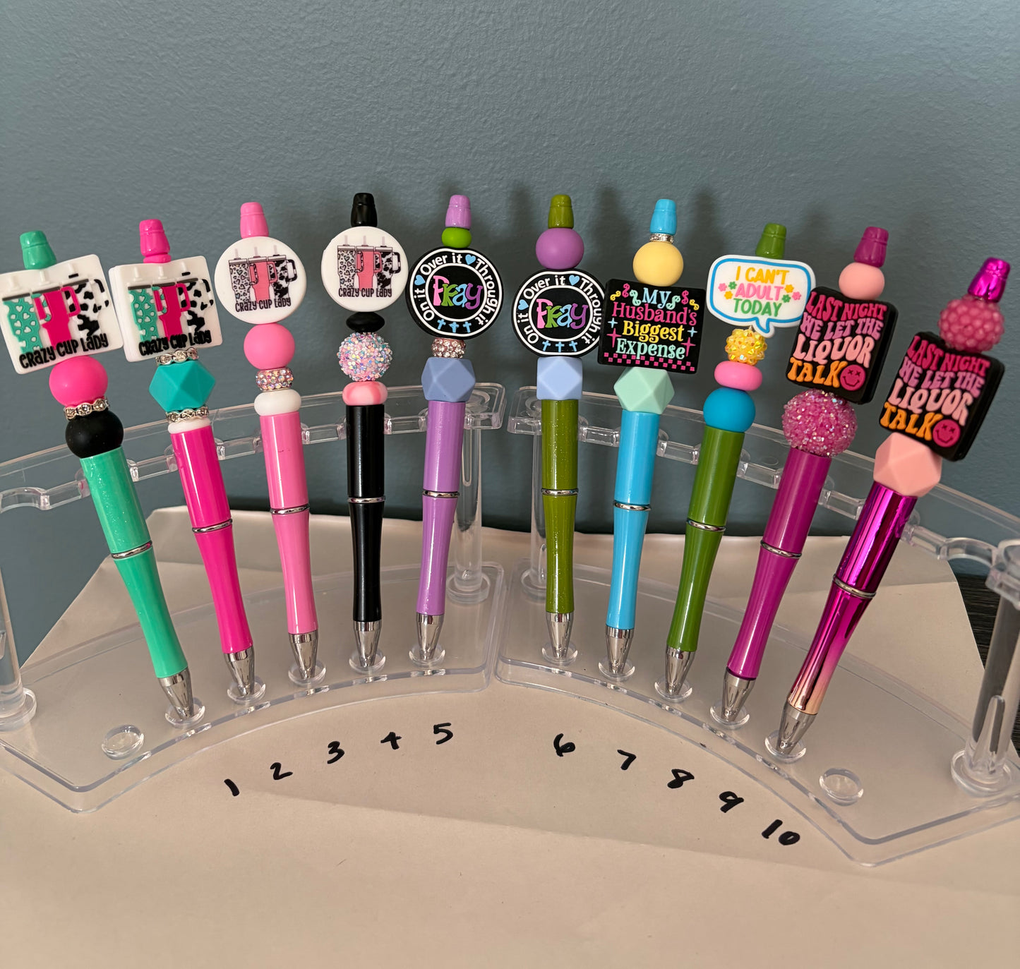 Beaded Pens (Quotes/Sayings)