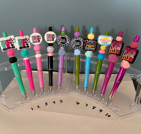 Beaded Pens (Quotes/Sayings)