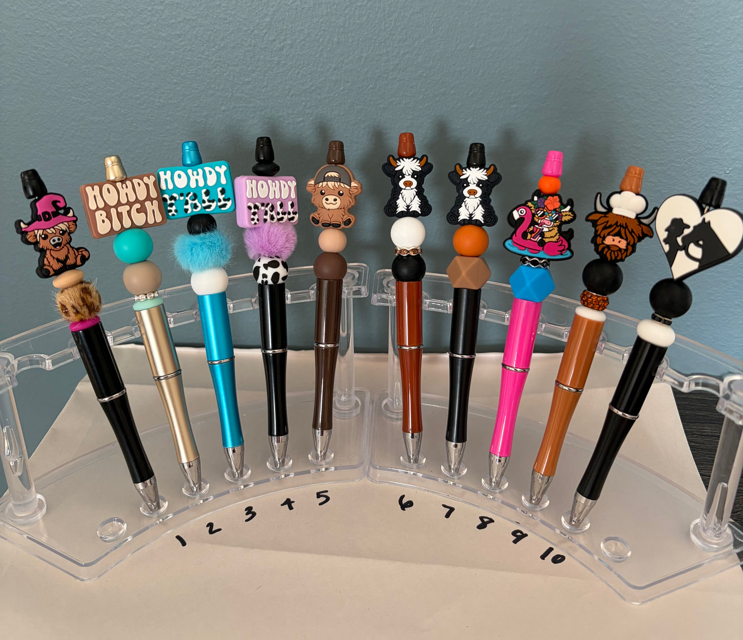 Beaded Pens (Cow/Western)