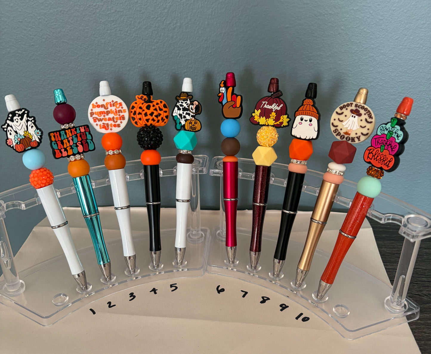 Beaded Pens (Fall/Halloween)