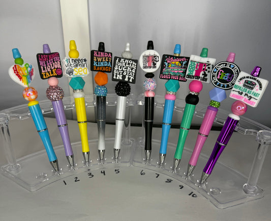 Beaded Pens (Quotes/Sayings/Words)