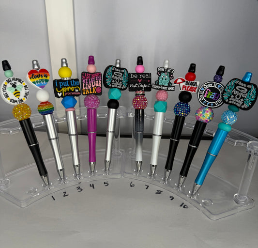 Beaded Pens (Quotes/Sayings/Words)