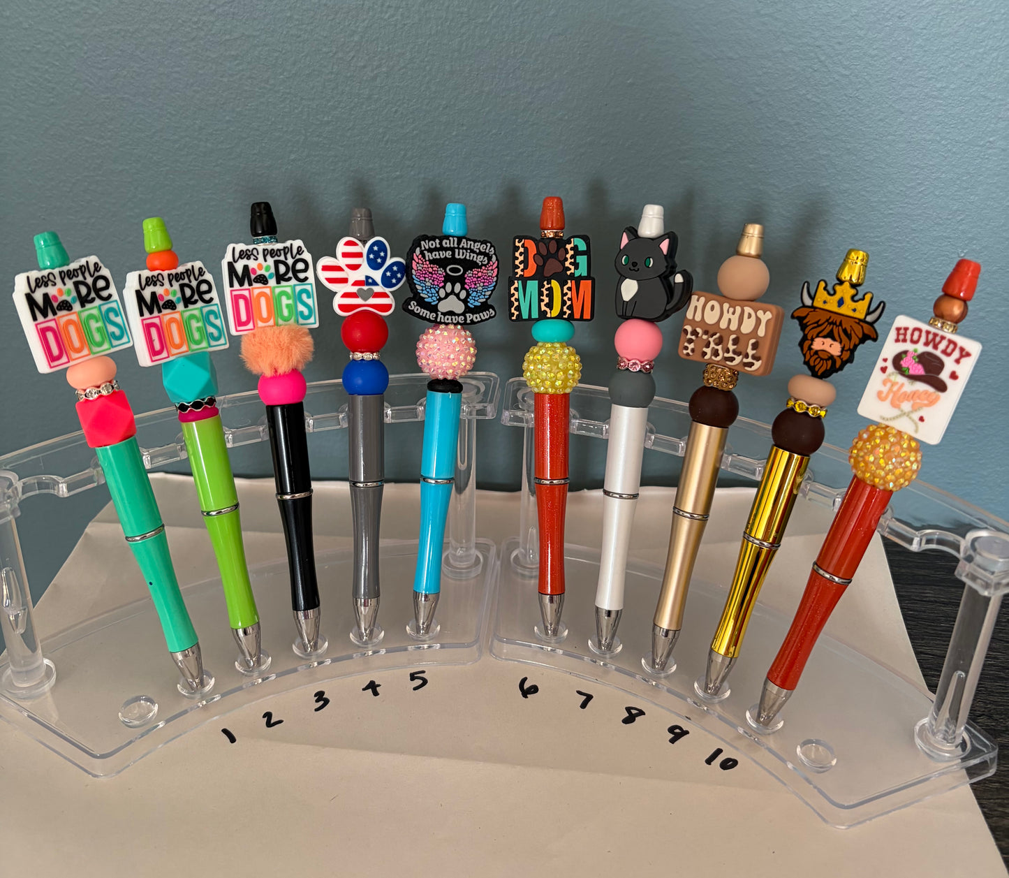 Beaded Pens (Dogs/Cat/Western)