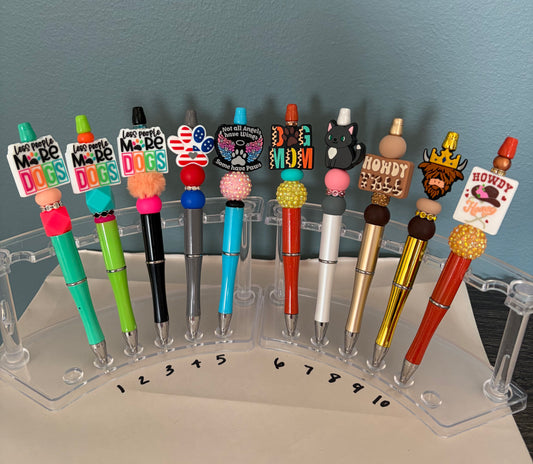 Beaded Pens (Dogs/Cat/Western)