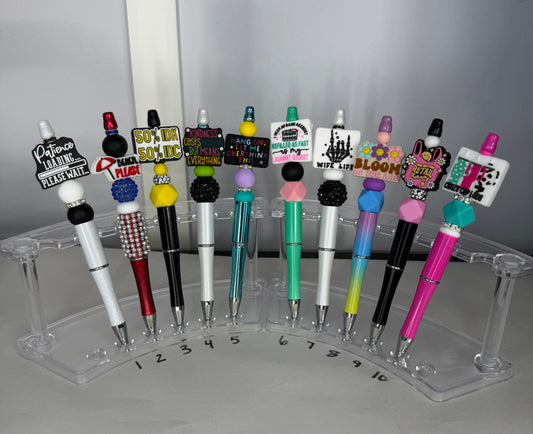 Beaded Pens (Quotes/Sayings/Words)