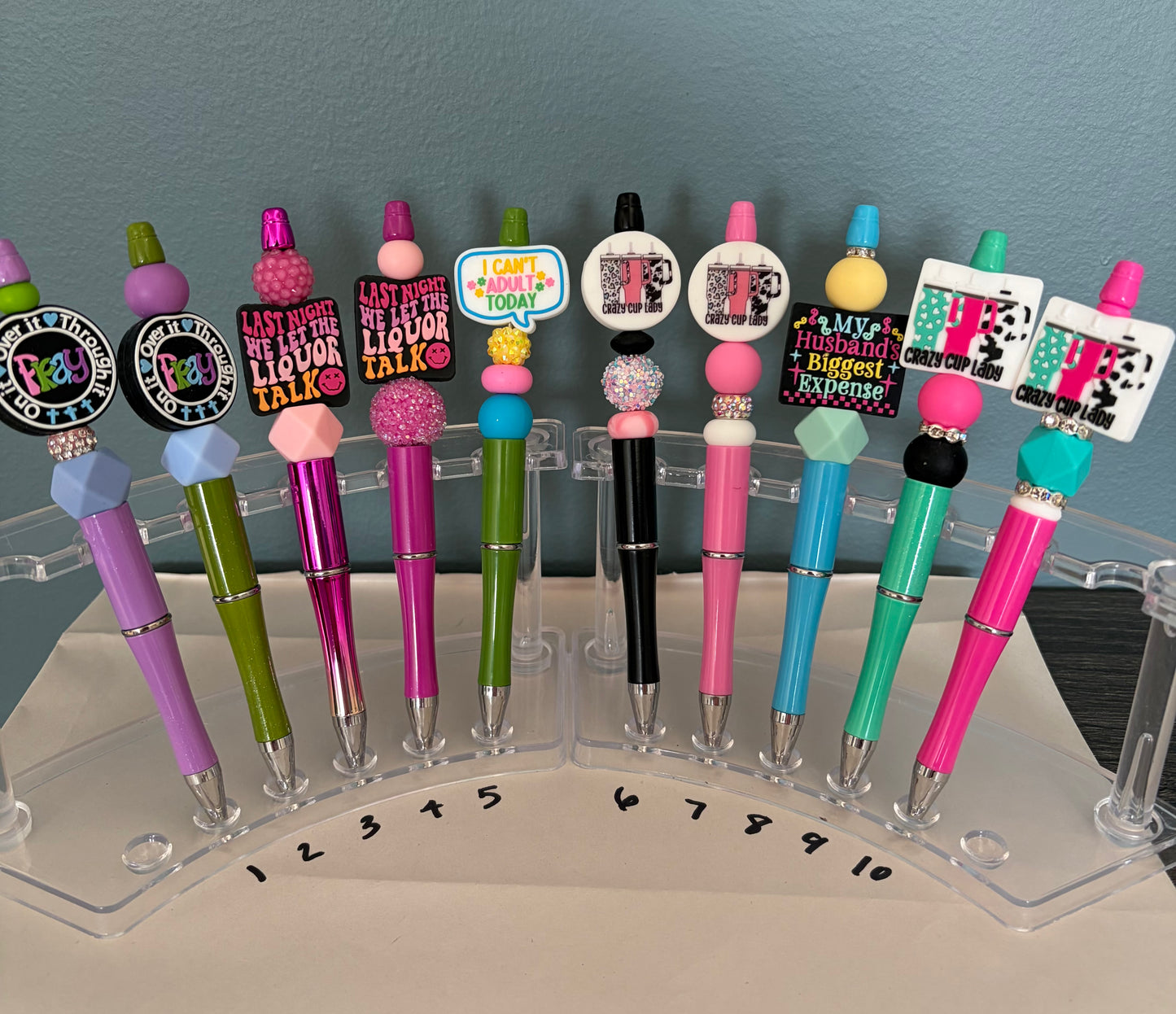 Beaded Pens (Quotes/Sayings)