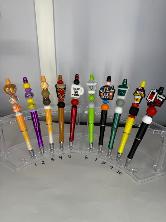 Beaded Pens (Misc. / Coffee)
