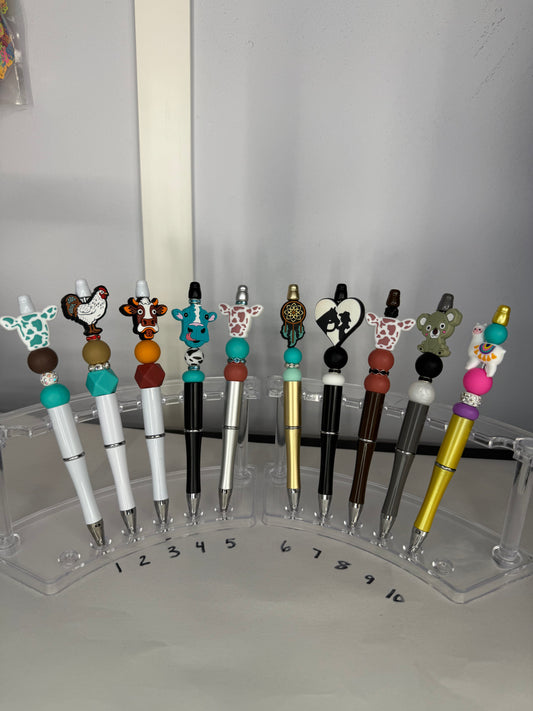 Beaded Pens (Western/Highland Cows/Animals)