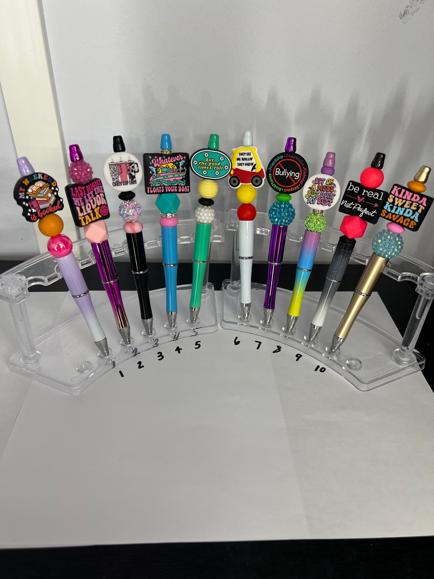 Beaded Pens (Quotes/Sayings)