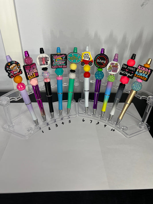 Beaded Pens (Quotes/Sayings)