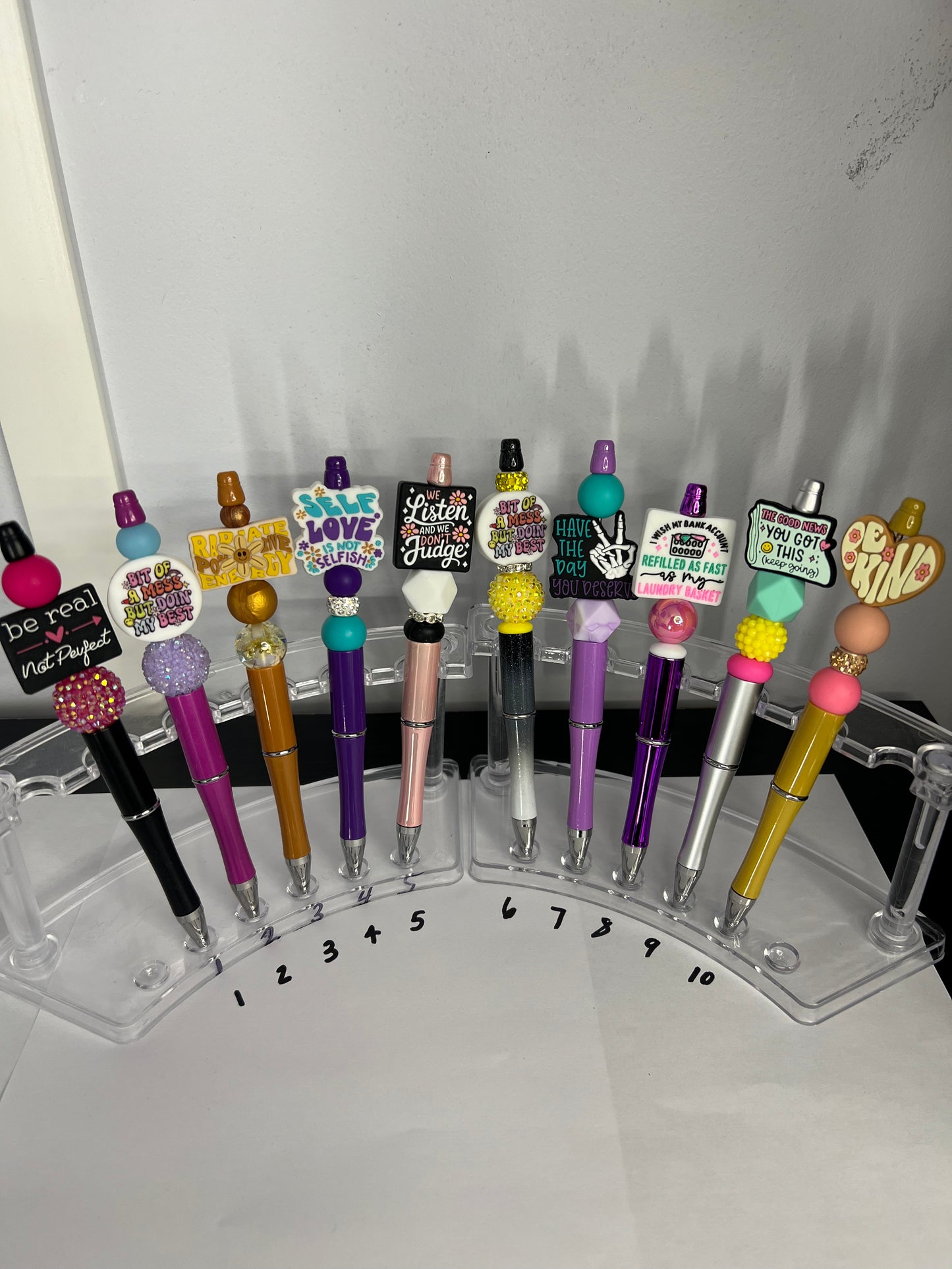 Beaded Pens (Quotes/Sayings)