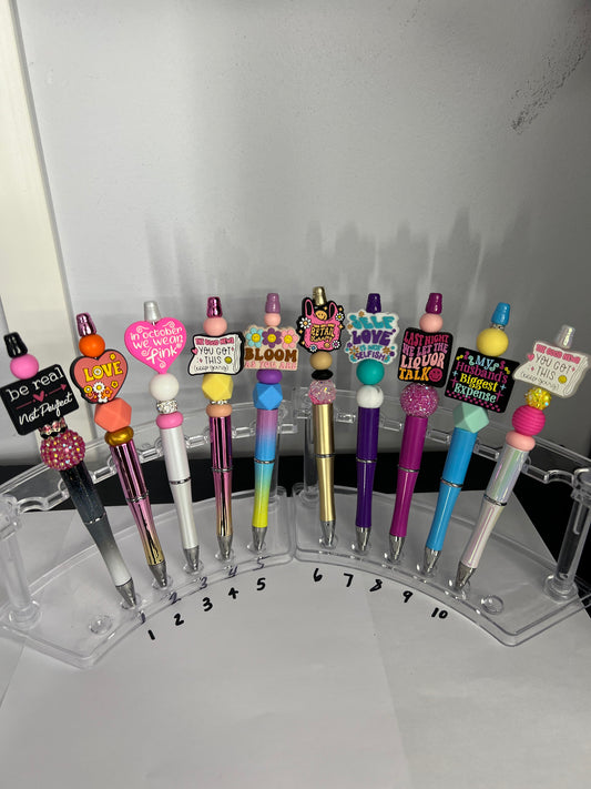 Beaded Pens (Quotes/Sayings)