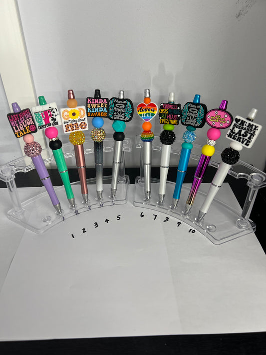 Beaded Pens (Quotes/Sayings)