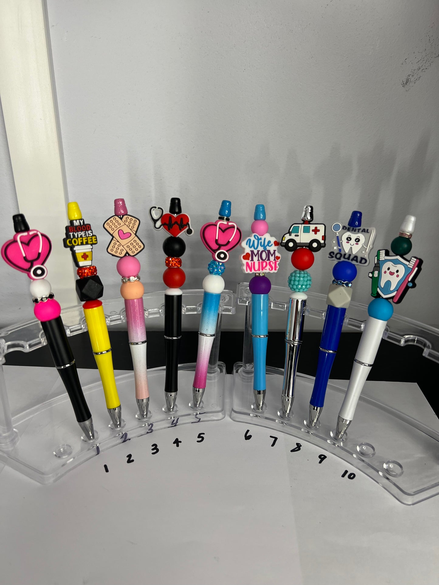 Beaded Pens (Nurse/EMT/Dentist)