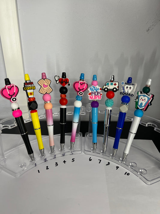 Beaded Pens (Nurse/EMT/Dentist)