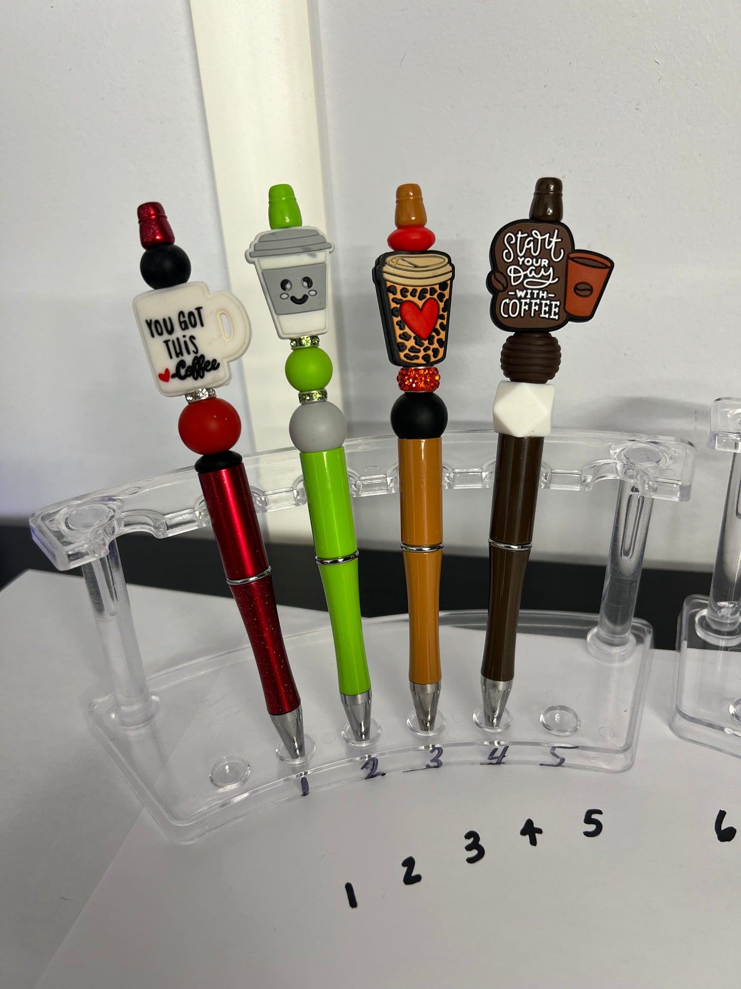 Beaded Pens (Coffee/Drinks)