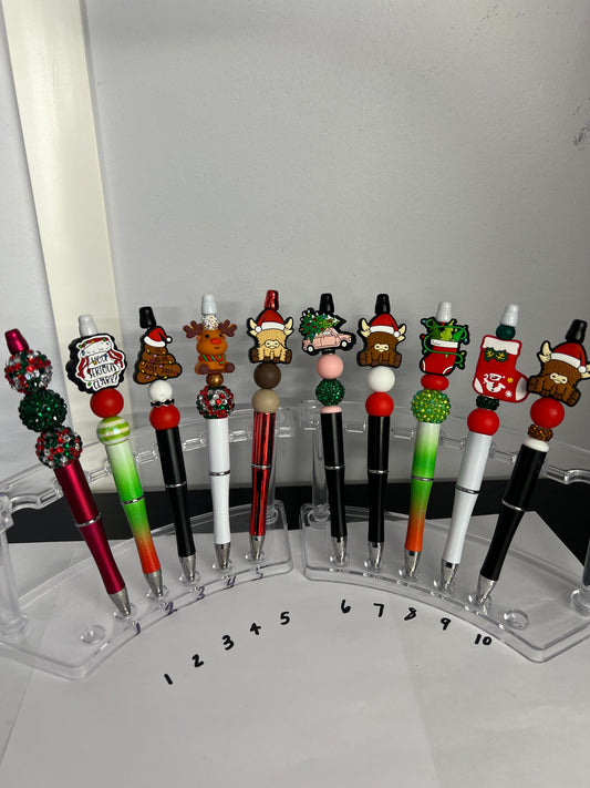 Beaded Pens (Christmas)
