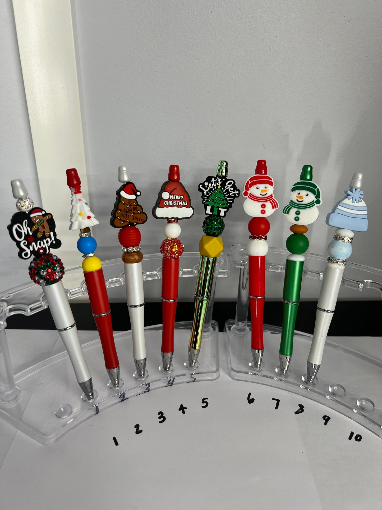 Beaded Pens (Christmas/Winter)