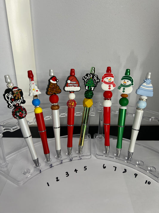 Beaded Pens (Christmas/Winter)