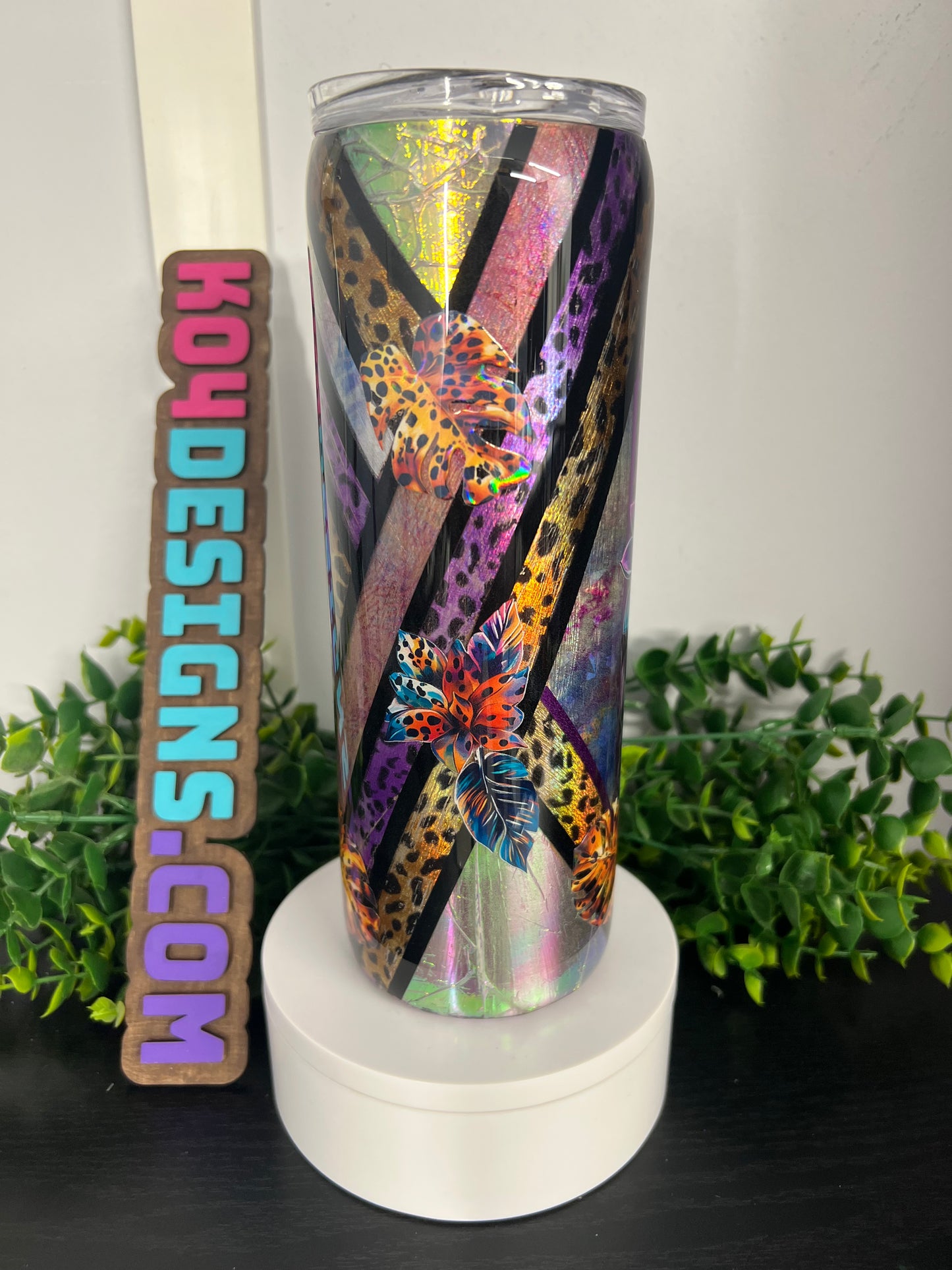 20oz Skinny Tumbler - Mixed Media