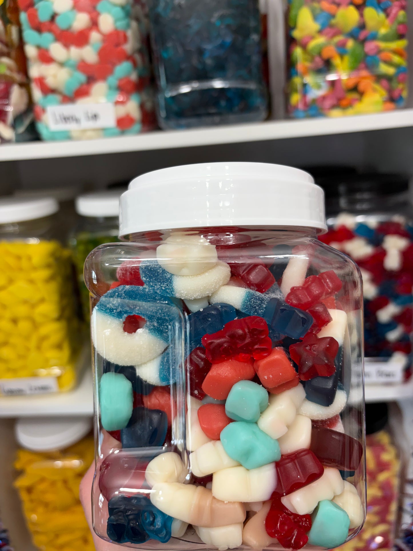 1.5lb Jar Red/White/Blue Premix