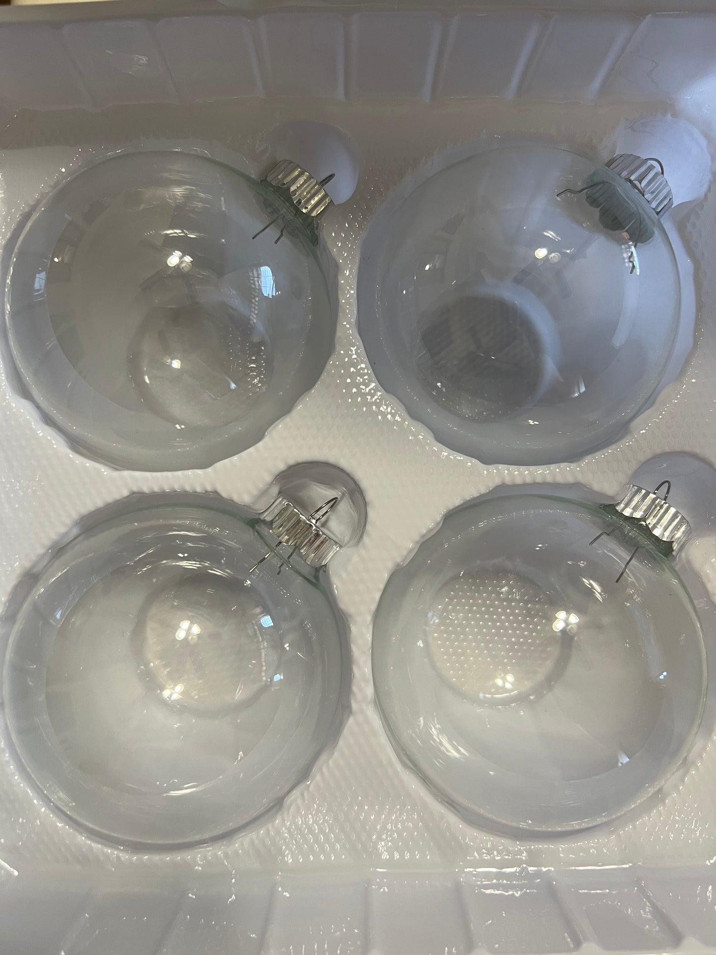 CUSTOM set of 4 ornaments (GLASS)